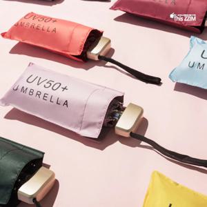 태양을 피하는 법 UV암막 포켓 미니 양우산/여름 필수품 휴대폰 크기 초경량 5colors