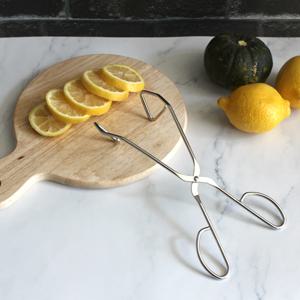 스텐 주방 삼각 가위 집게 요리핀셋 고기집게 24cm