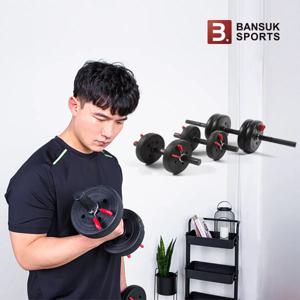 국산 원터치 아령덤벨 20kg세트 무게조절아령 조립바벨