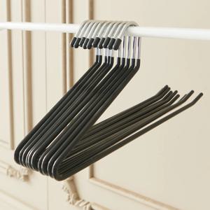 철제 논슬립 고급 스텐 청 바지걸이 행거 세트 바지 정리 옷걸이 원룸 10p