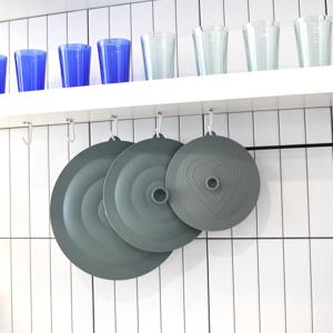 콘콘 다용도 덮개(33cm) 국내산 실리콘 밀폐 랩 뚜껑 그릇 다용도 만능덮개