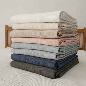 천연 목화솜 줄누빔 피그먼트 침대패드 겸 이불 5sizes