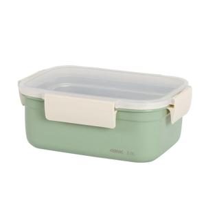 프라임락 민트 컬러 스텐 밀폐용기 직사각 7호 2.0L