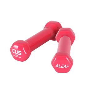 PVC컬러 미용아령 0.5kg 2개 SET 덤벨 헬스