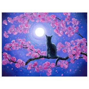 메이리앤 보석십자수 DIY 세트 12.고양이와 달