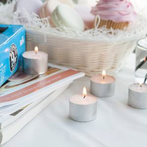 티라이트 50개 멀티팩 9시간연소 BON Candle 무향 하양(흰색) 양초