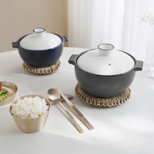 아름팟 무균열 내열냄비 뚝배기 3종세트 12cm+16cm+18cm (2color)