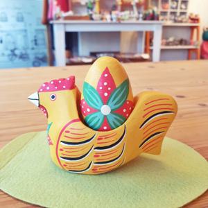 행운 달걀품은닭인형 목각 장식소품 십이지신