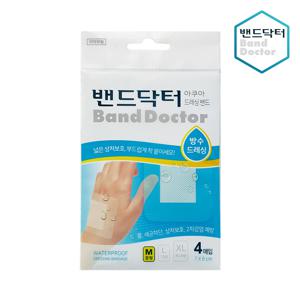 드레싱 아쿠아 중형 1개 (4매)/일회용반창고/상처밴드