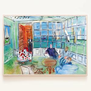 라울 뒤피 명화 포스터 Le Royal Yacht, Squardon