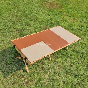 캠핑 가죽 테이블보 방수 커버 테이블 매트 M
