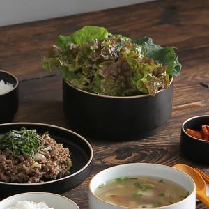 옳음 국내생산 샐러드볼 면기 국수 덮밥 그릇 4color