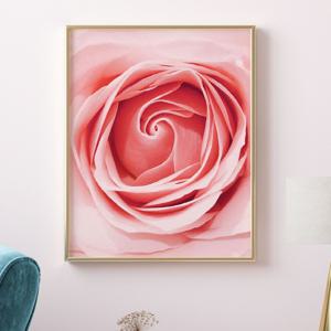 힐링인테리어 북유럽 감성 캔버스그림액자-핑크로즈 확대