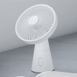 무선 탁상용 책상 사무실 무소음 에어센트 선풍기 화이트