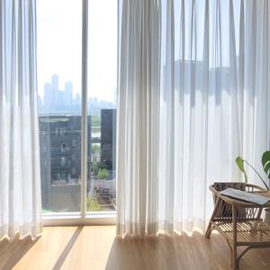 차르르 찰랑커튼 쉬폰 전동커튼 호환가능