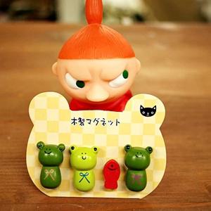 개구리 물고기 냉장고자석 4개세트 마그넷