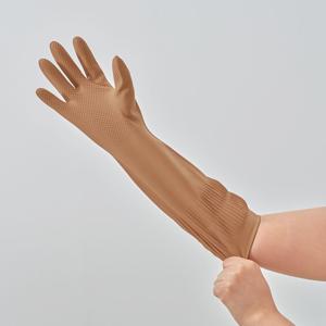라텍스 고무장갑 밴드형(38cm) 10입 3size (베이지/그레이)