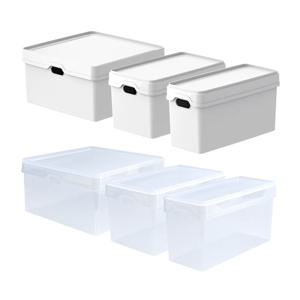 실리쿡 하프트레이특대 1개+대 1개+소 1개 (캡포함) , 투명/ 화이트