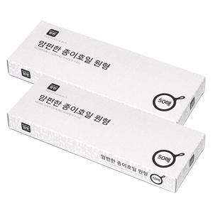 맘펀한 종이호일(원형50매x2P)