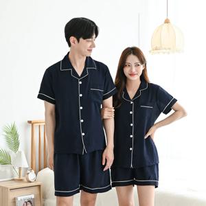 커플 인견 잠옷 시원한 여름 파자마 4size
