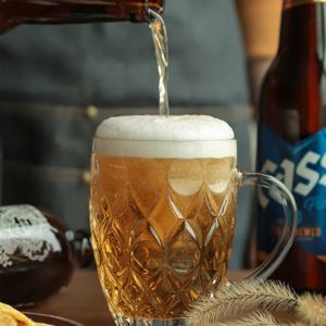 예쁜 맥주잔 유리컵 550ml