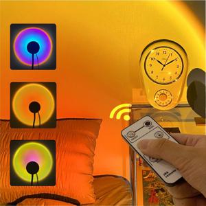 노을 석양 조명 선셋  감성 집들이 홈바 파티 오로라 우주 무드등 (4colors 리모컨)