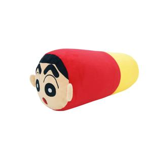 짱구는못말려 극세사 얼굴 프린트 자수 원통쿠션 4type