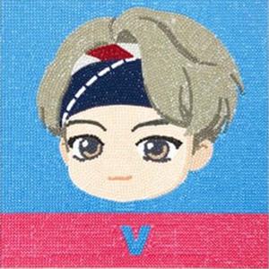 타이니탄 BTS 보석십자수 큐빅페인팅 Basic_V 25x25