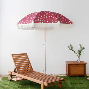 ROMIL 테슬 캠핑 감성 야외 파라솔