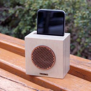 작은 울림통 더크라프트 우든 스피커