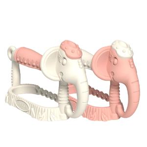 3D 코끼리 팔찌 아기 치아발육기 신생아 치발기 장난감 완구 쪽쪽이