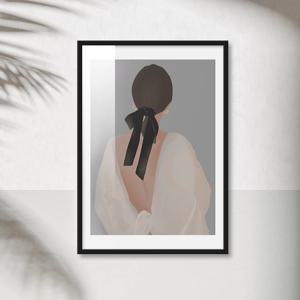 1+1 인물화 미니멀 일러스트 65종 - 6. ﻿﻿﻿﻿﻿인물화 미니멀 일러스트006