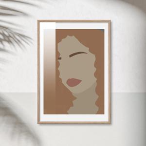 1+1 인물화 미니멀 일러스트 65종 - 9. ﻿﻿﻿﻿﻿인물화 미니멀 일러스트009