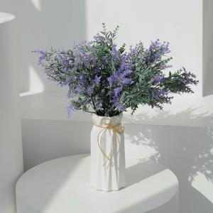 스노우 라벤더 인테리어조화꽃장식