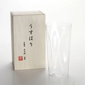 [해외]일본 명품 유리 공예 우스하리 시와 텀블러 칵테일 맥주잔 유리컵LL 480ml