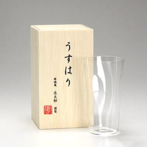[해외]일본 명품 유리 공예 우스하리 시와 텀블러 맥주잔 음료컵 유리컵M 230ml