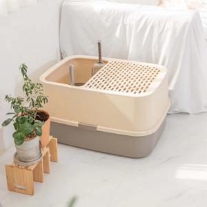 한큐뚝딱 자이언트 고양이 화장실 탑도어 후드형