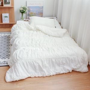 오가닉 순면100 드레스 셔링이불 키즈 침구베개세트 2colors