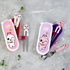프렌즈 교정 연습젓가락 스텐 4종 케이스세트
