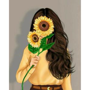 D.I.Y 명화그리기 세트 40*50 해바라기 소녀 (A45-09)