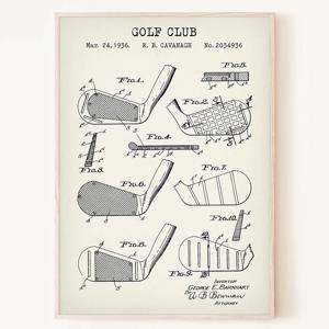 golf poster 인테리어 그림 액자