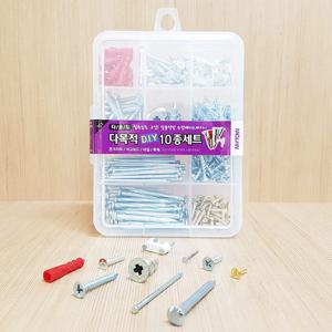 다목적 DIY 칼브럭 자천공 피스 세트 콘크리트 목재 선반