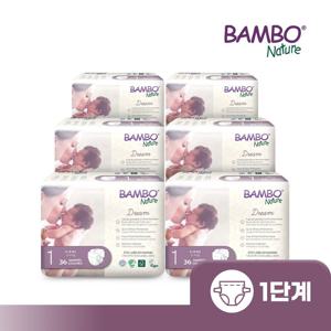 밤보드림 기저귀 1단계 밴드형 36매x6팩 1박스