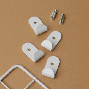 DIY 다용도 메쉬망 벽선반 나사고정캡 4P
