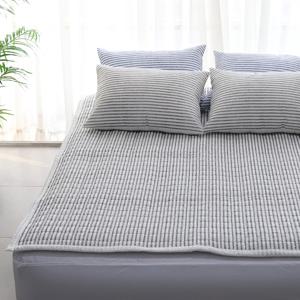 어바웃 시어서커 침대패드 SS/Q 2color