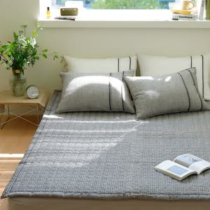 롤랑 뱀부 시어서커 여름 카페트 겸 침대패드 2size 4colors