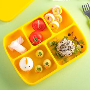 아이주도식사를 위한 국내산 실리콘 흡착 식판만 - 단품