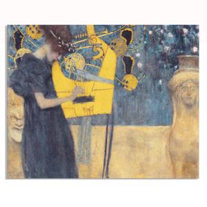 명화 캔버스 그림액자 클림트-음악 The Music,1895