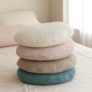 오드 모달와플 원형 쿠션 방석 커버 2size, 5color