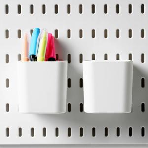 페그보드 타공판 스몰 수납박스_화이트